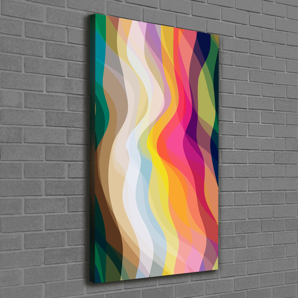 Large canvas wall art Wave abstraction