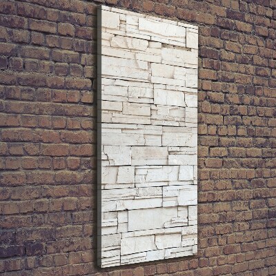 Wall art canvas Stone wall