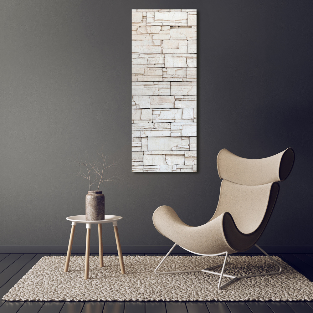 Wall art canvas Stone wall