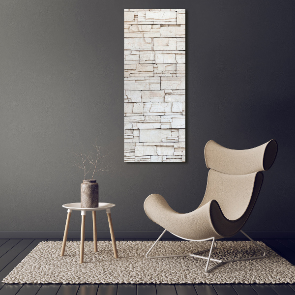 Wall art canvas Stone wall