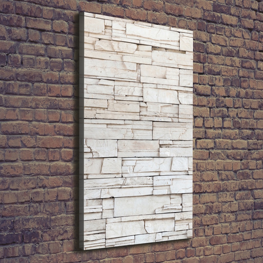 Wall art canvas Stone wall