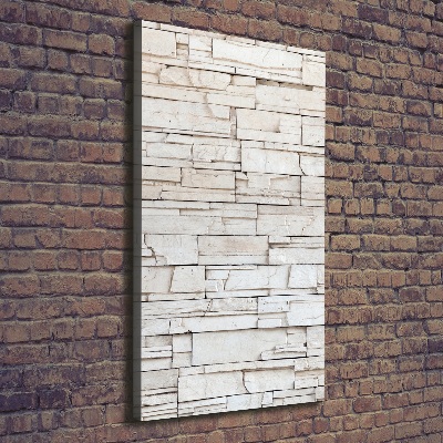 Wall art canvas Stone wall