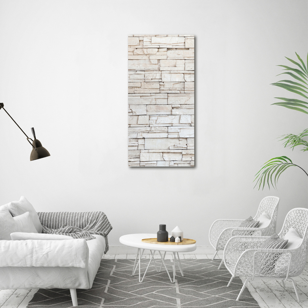 Wall art canvas Stone wall