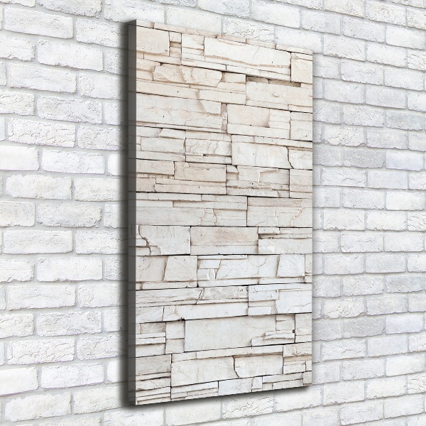 Wall art canvas Stone wall