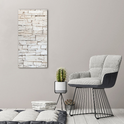 Wall art canvas Stone wall