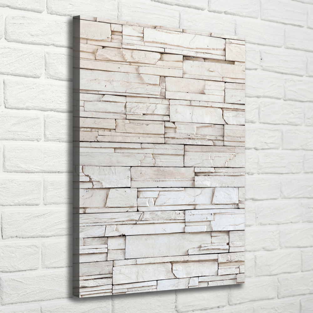 Wall art canvas Stone wall