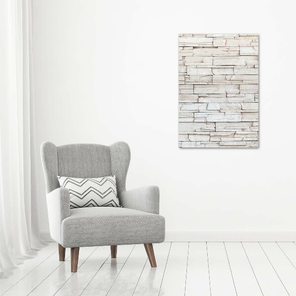 Wall art canvas Stone wall