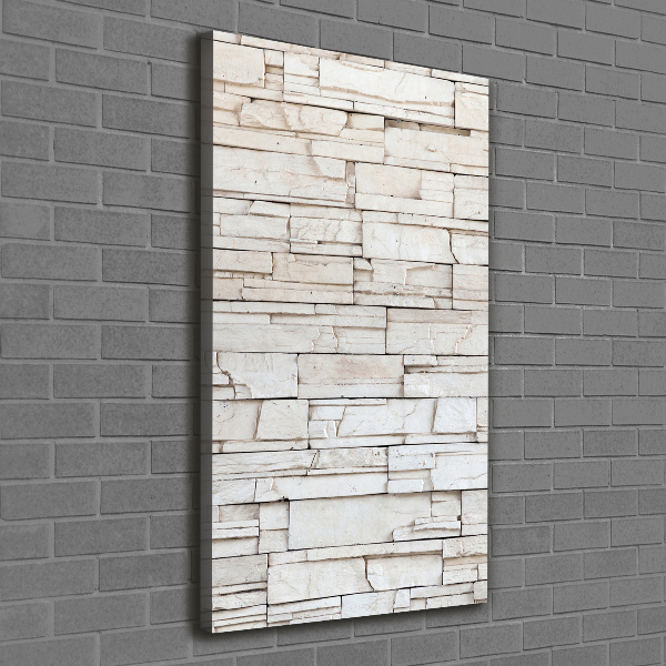 Wall art canvas Stone wall