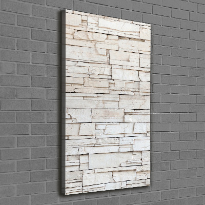 Wall art canvas Stone wall