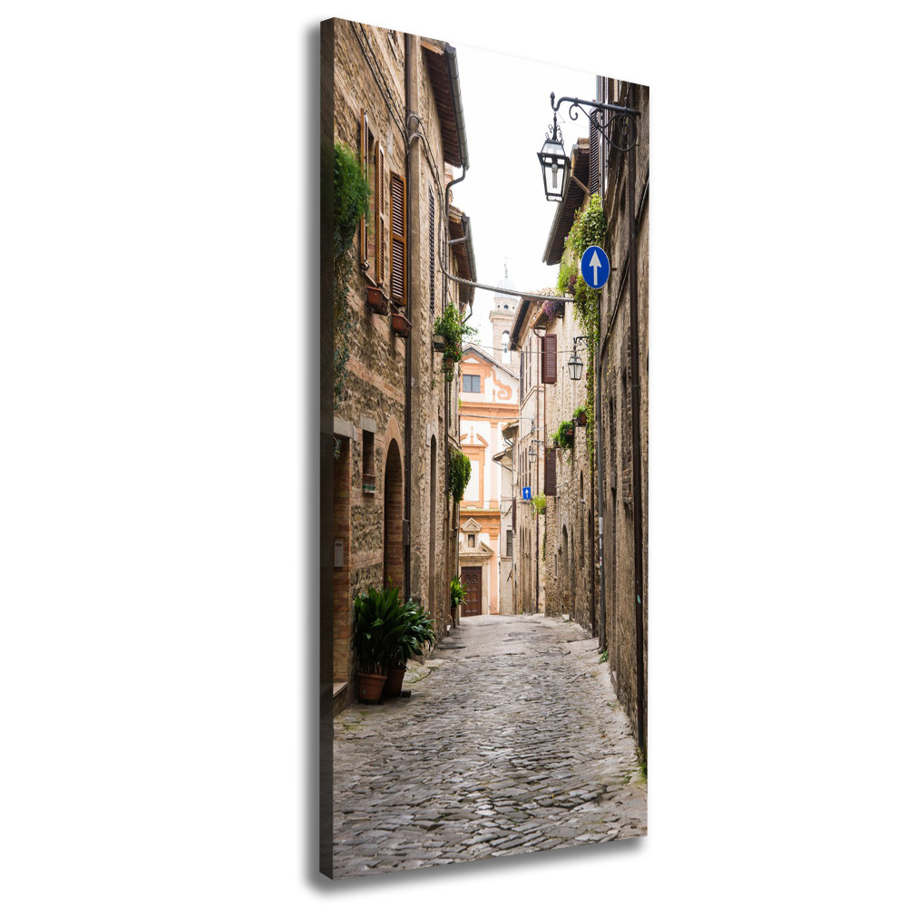 Canvas wall art Italian streets