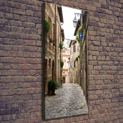 Canvas wall art Italian streets