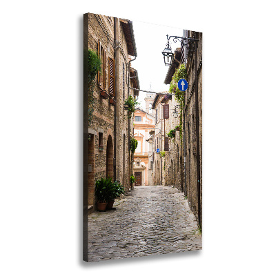 Canvas wall art Italian streets