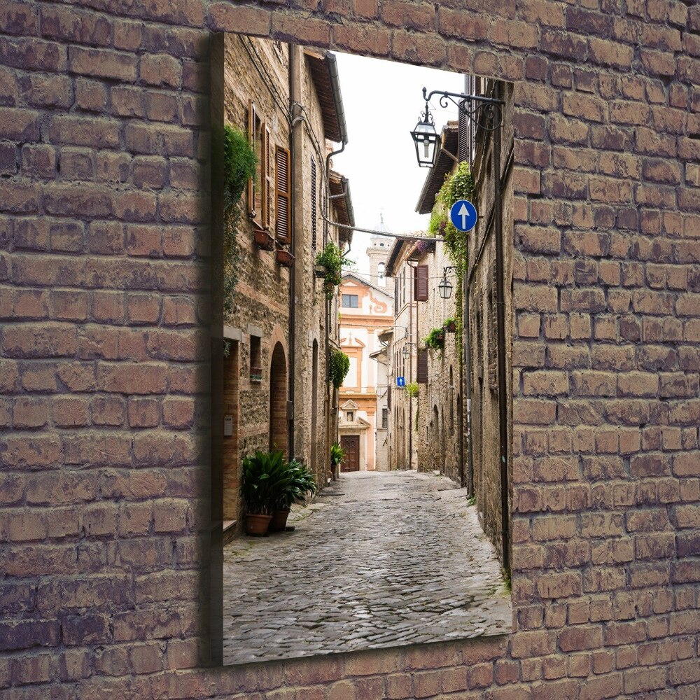 Canvas wall art Italian streets