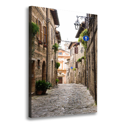 Canvas wall art Italian streets