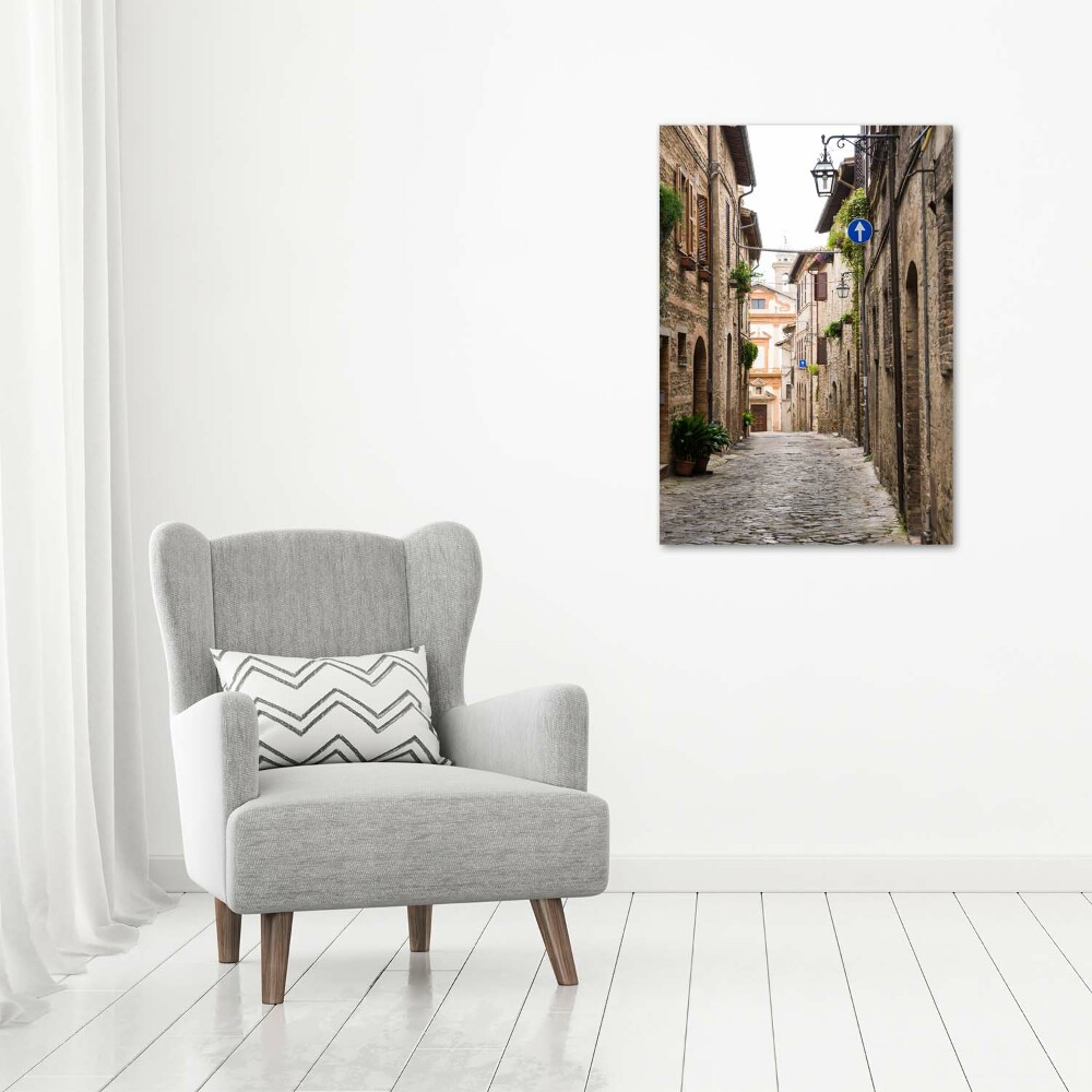 Canvas wall art Italian streets