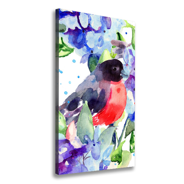 Large canvas wall art Birds and flowers