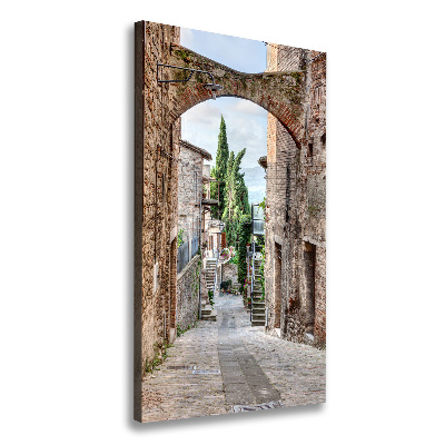 Canvas print Italian streets