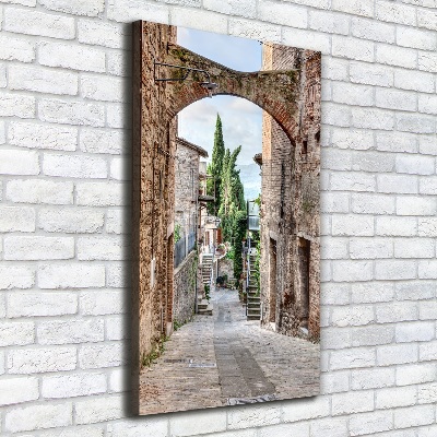 Canvas print Italian streets