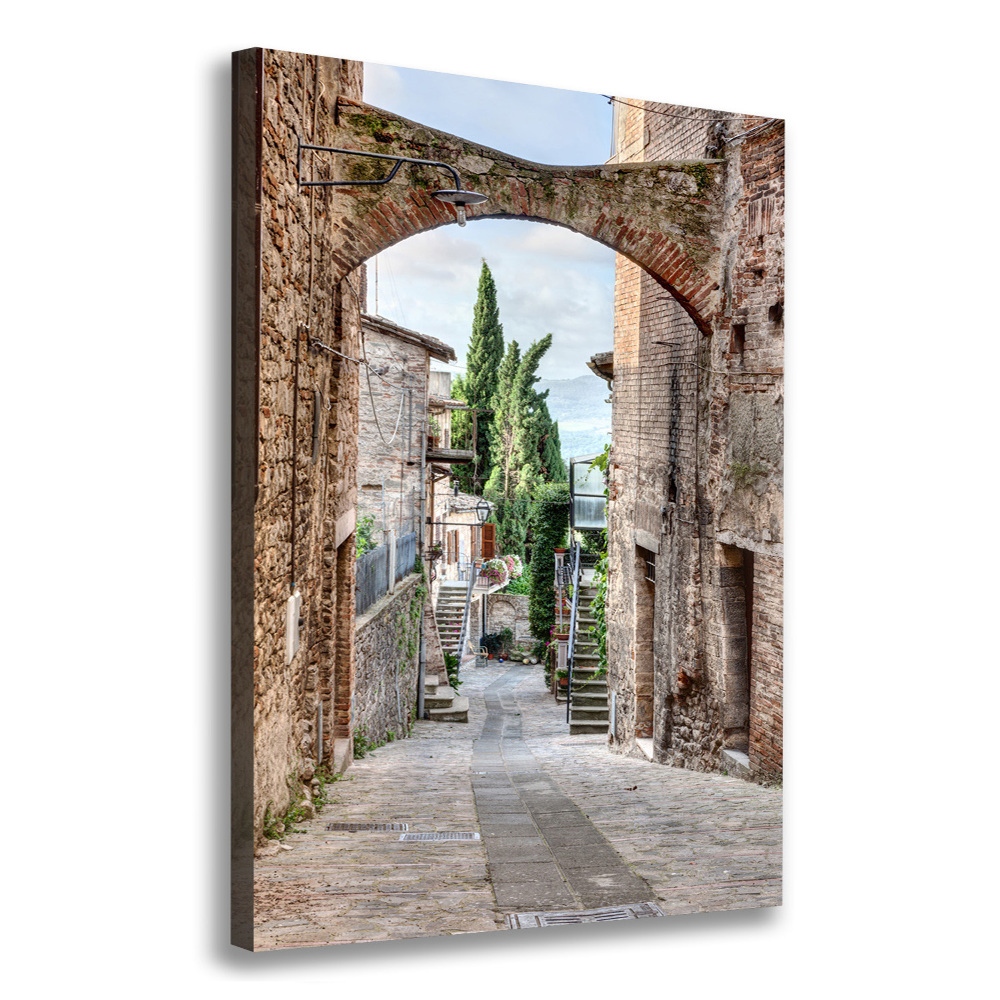 Canvas print Italian streets