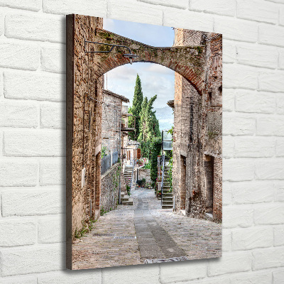 Canvas print Italian streets