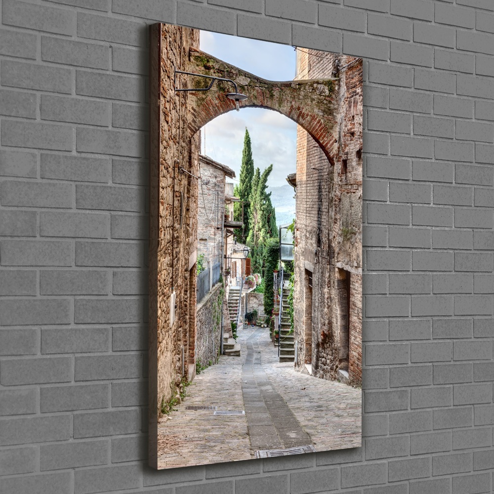 Canvas print Italian streets