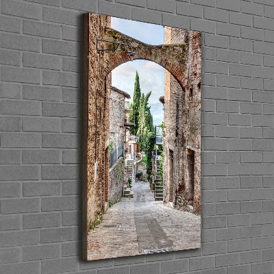 Canvas print Italian streets