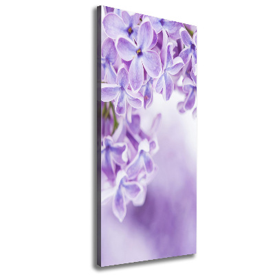 Wall art canvas large Lilac flowers