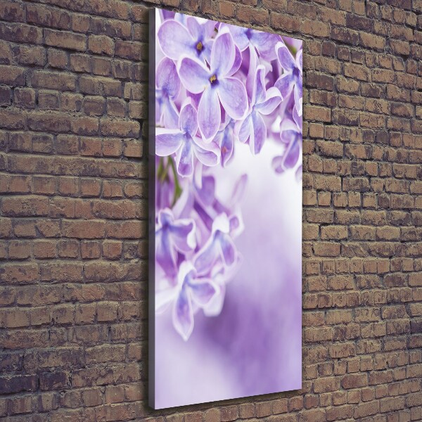 Wall art canvas large Lilac flowers