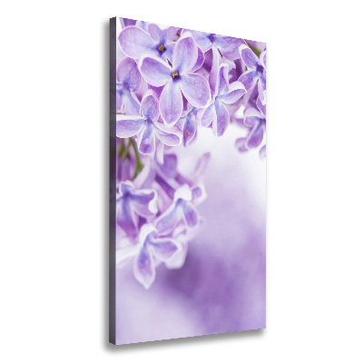 Wall art canvas large Lilac flowers