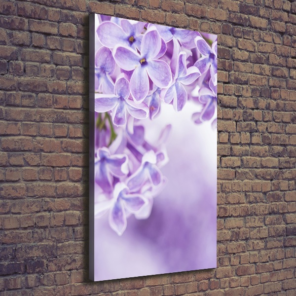 Wall art canvas large Lilac flowers