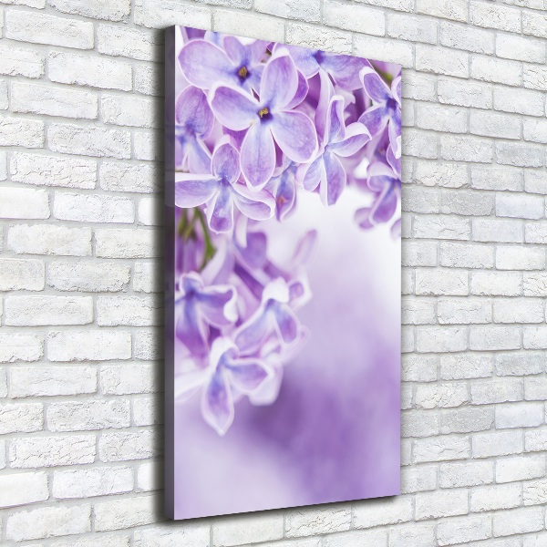 Wall art canvas large Lilac flowers