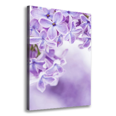 Wall art canvas large Lilac flowers