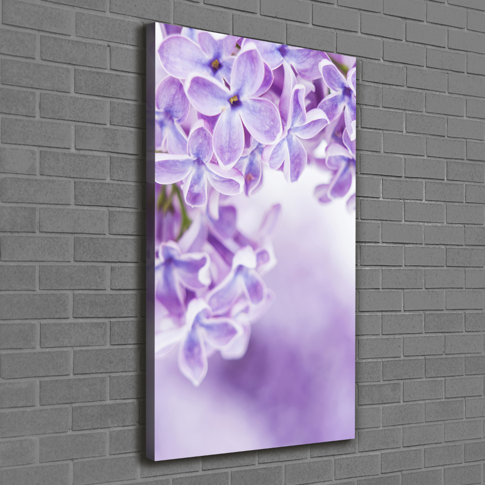 Wall art canvas large Lilac flowers