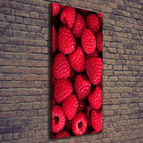 Wall art canvas large Raspberries