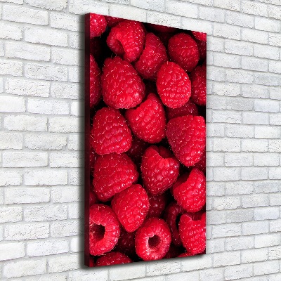 Wall art canvas large Raspberries