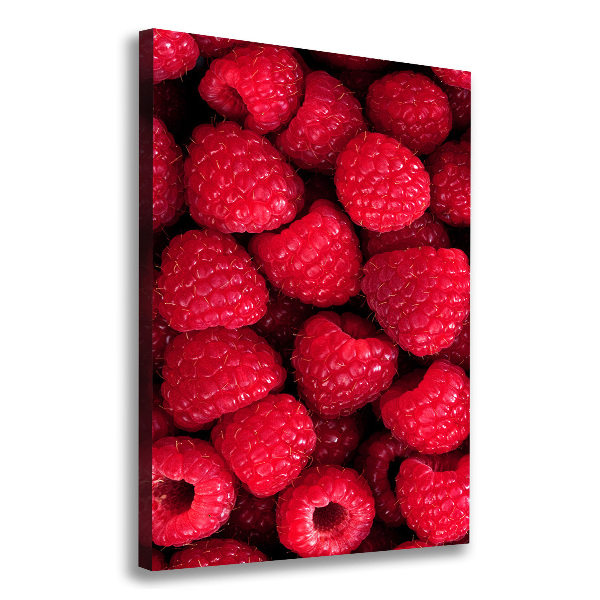 Wall art canvas large Raspberries