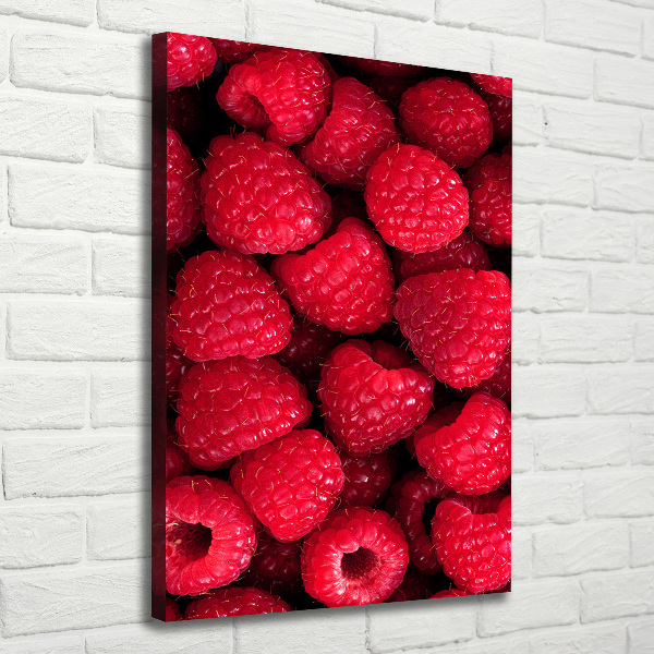 Wall art canvas large Raspberries