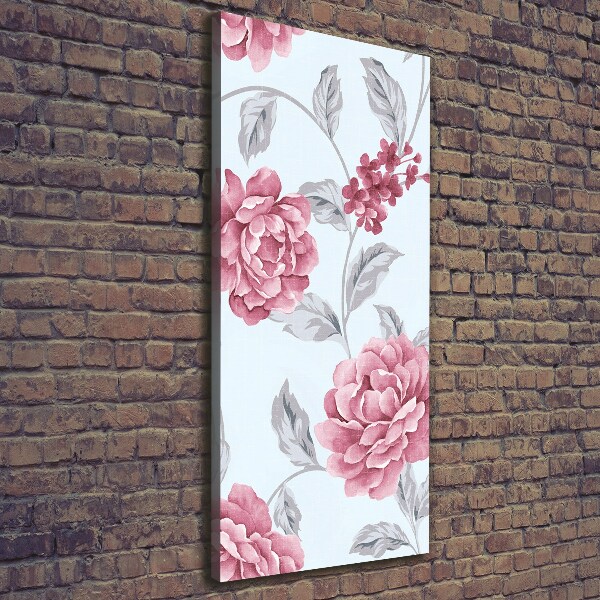 Canvas wall art Peonies