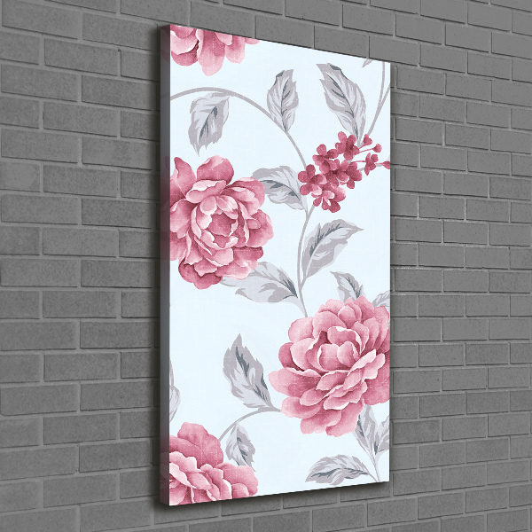 Canvas wall art Peonies