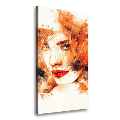 Canvas wall art Abstraction woman