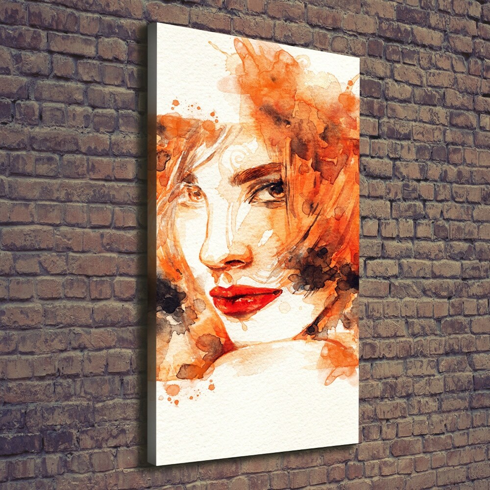 Canvas wall art Abstraction woman