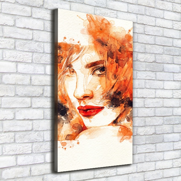 Canvas wall art Abstraction woman