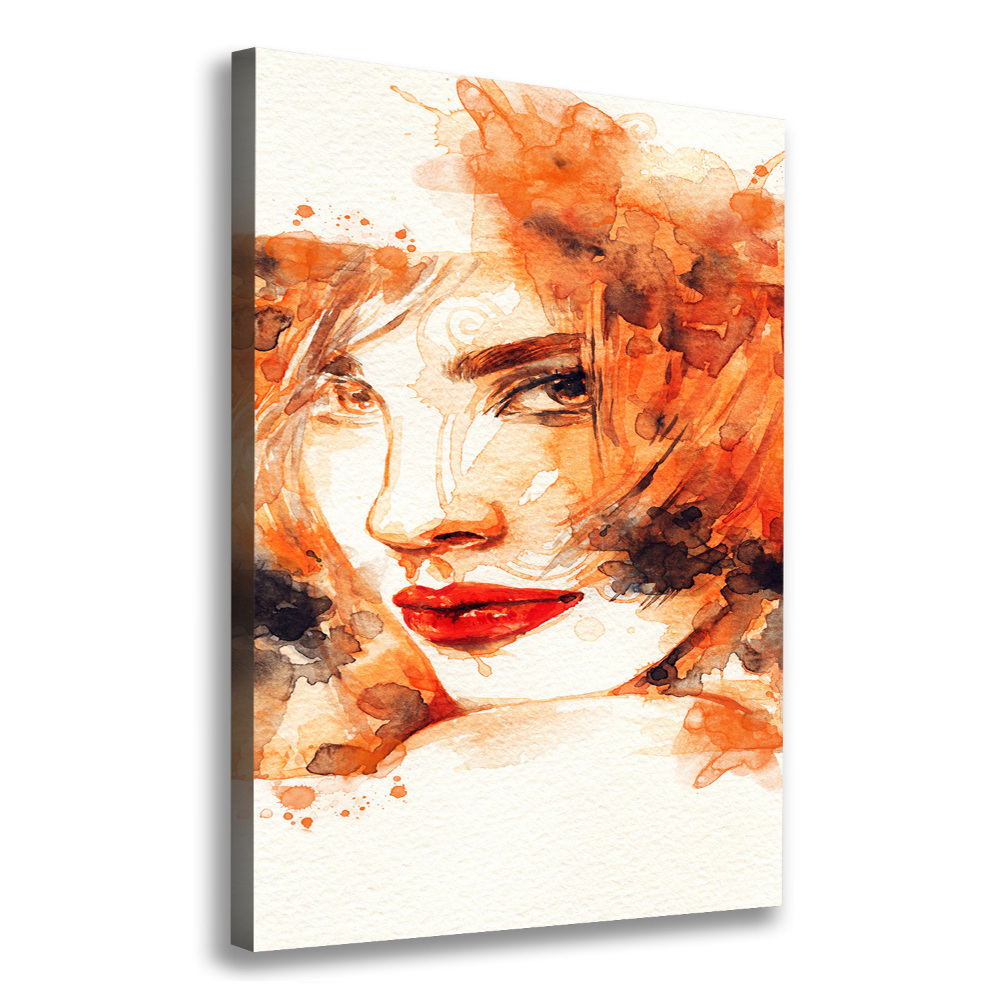 Canvas wall art Abstraction woman