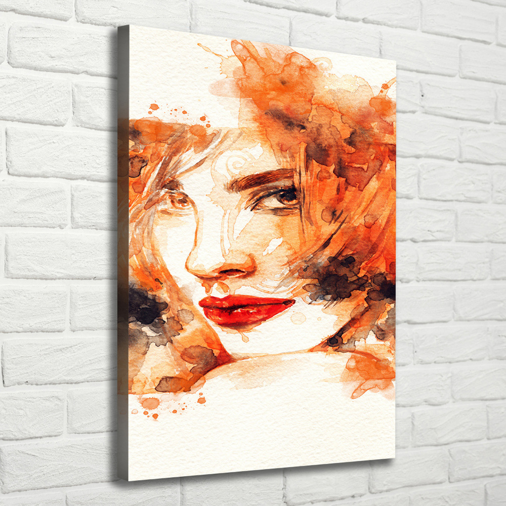 Canvas wall art Abstraction woman