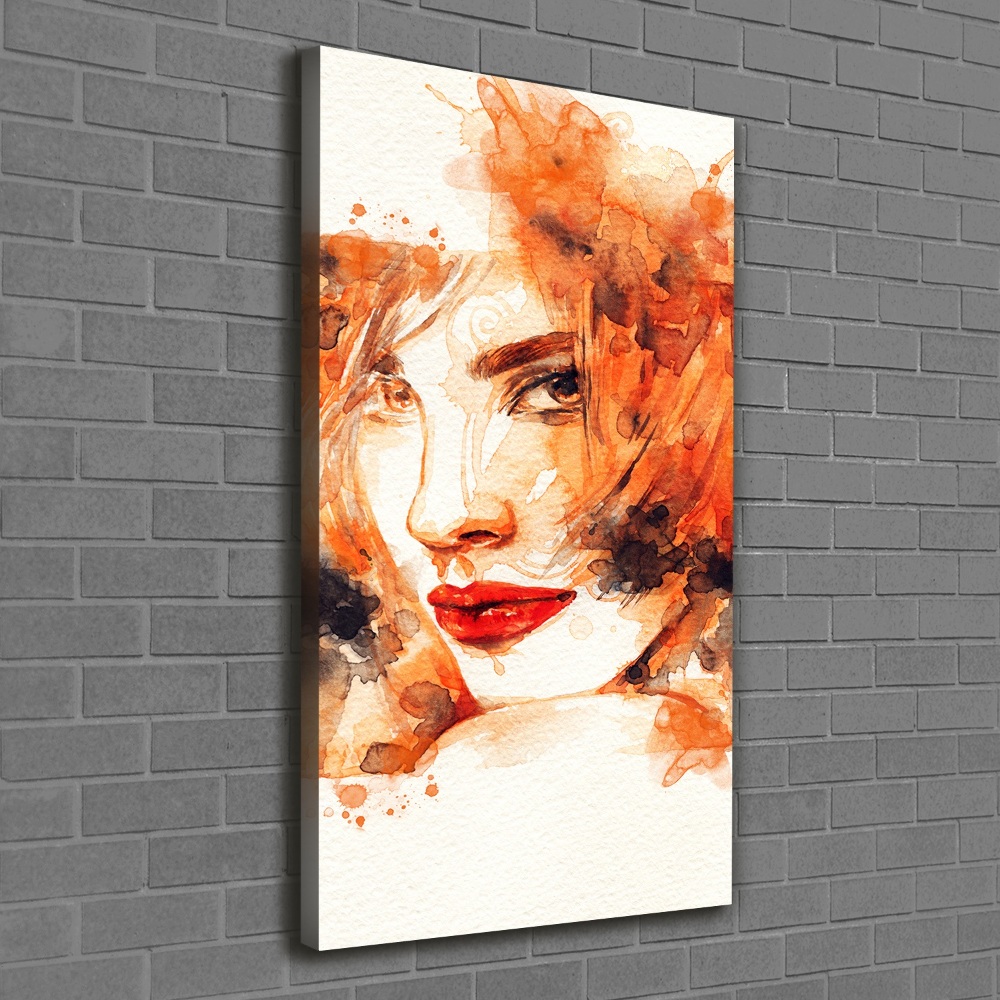 Canvas wall art Abstraction woman