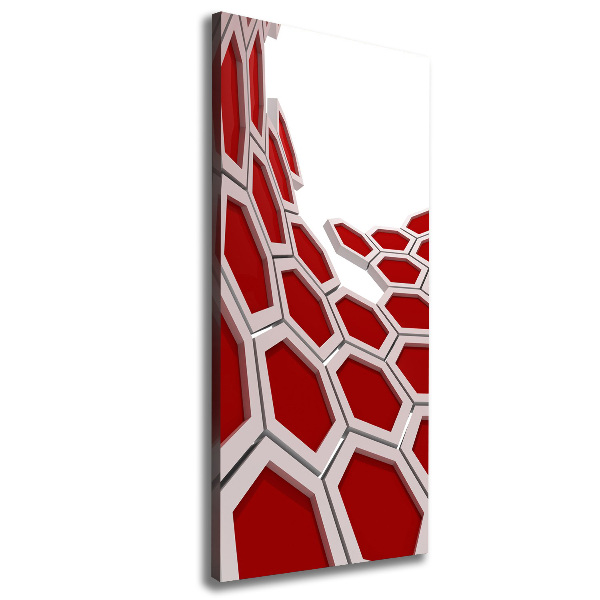 Wall art canvas large 3D abstraction