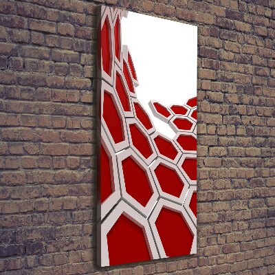 Wall art canvas large 3D abstraction