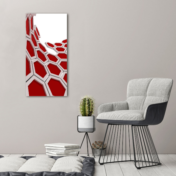 Wall art canvas large 3D abstraction