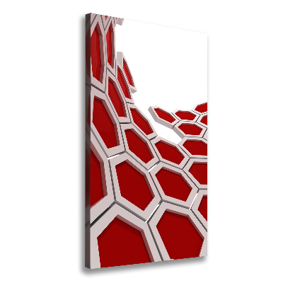 Wall art canvas large 3D abstraction