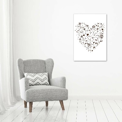 Canvas wall art Heart